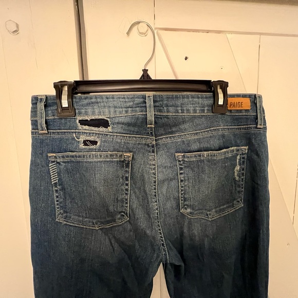 Paige Jeans
Style: Jimmy Jimmy Skinny
Size: 28
Color: Light Blue-patching - Picture 3 of 5